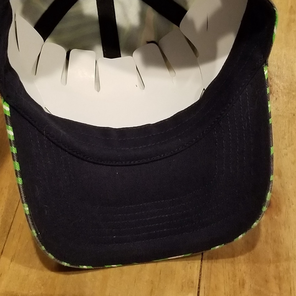 Seattle Seahawks Hat Zubaz Tiger Zebra Stripe 47 Brand Adjustable Clean Up - Picture 6 of 10